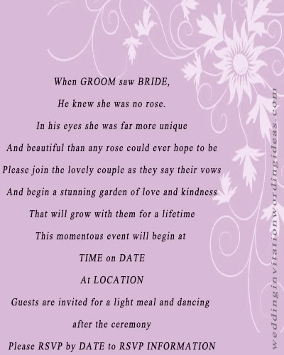 wedding invitation etiquette, wedding invitation ettiquette, wedding invitation example