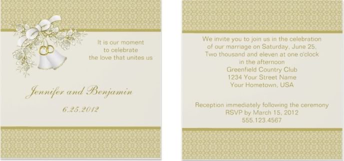 american wedding invitations, American wedding invite