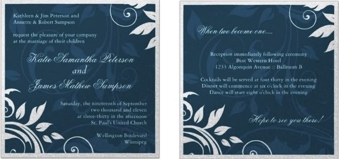 american wedding invitations, American wedding invite
